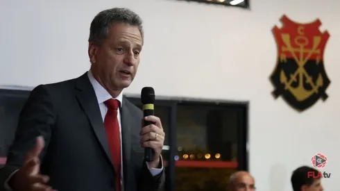 Foto: Reprodução FlaTV/YouTube | Rodolfo Landim coloca em pauta 1ª opção para substituir Renato Gaúcho no Flamengo