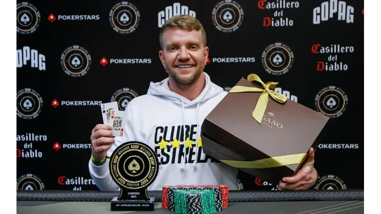 Leonardo Verle, campeão do Super High Rollers (Foto: BSOP)