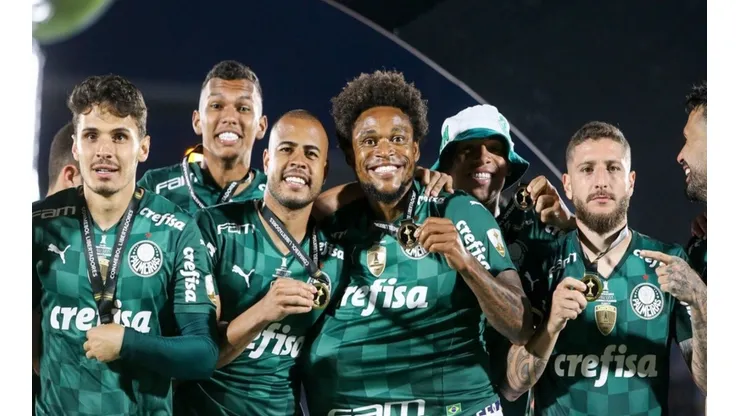 César Greco / Ag Palmeiras - Luiz Adriano e elenco do Palmeiras