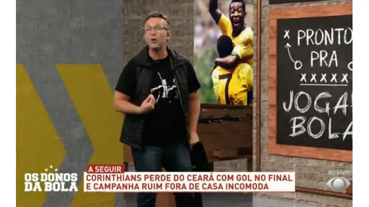 Foto: Reprodução TV Band/Twitter | Neto detona diretoria do Corinthians
