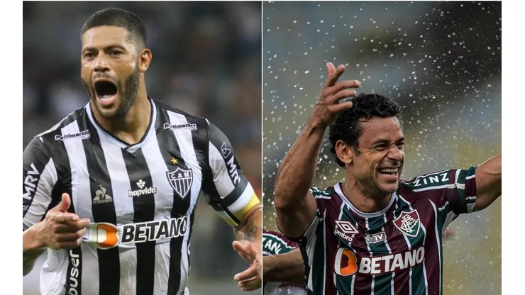 Atlético-MG e Fluminense fizeram as quartas de final da Copa do Brasil (Foto: Fernando Moreno e Thiago Ribeiro/AGIF)