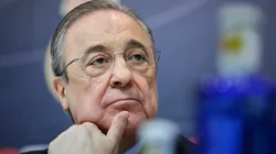 Foto: Gonzalo Arroyo Moreno/Getty Images | Florentino Pérez é informado sobre exigência de atacante para fechar em 2022