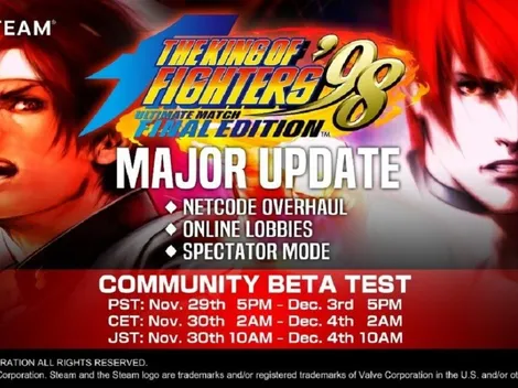 The King of Fighters 98 Ultimate Match Final Edition receberá grande atualização