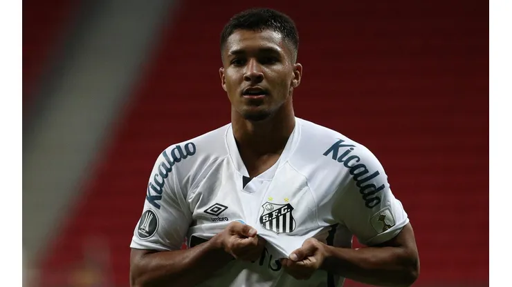 Marcos Leonardo, atacante do Santos (Foto: Getty Images)
