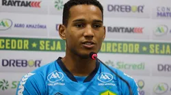 João Lucas concedeu entrevista coletiva no Cuiabá (Foto: AssCom Dourado)