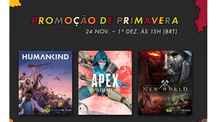 Steam: Promoção de Primavera vai até 1 de dezembro