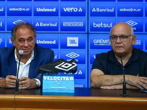 Presidente do Grêmio joga pressão na arbitragem para jogo contra Bahia e VP provoca adversários