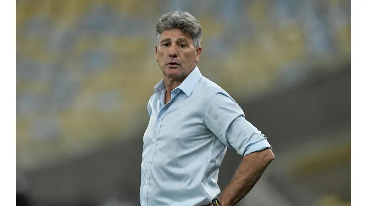 Renato se mostrou tranquilo em relação após empate com o Grêmio em relação a final da Libertadores (Foto: Thiago Ribeiro/AGIF)