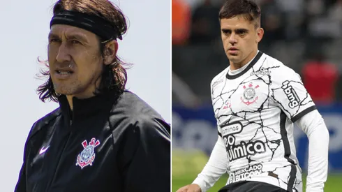 Fotos: Felipe Szpak/Agência Corinthians/Divulgação e Rodrigo Coca/Agência Corinthians/Divulgação - Cássio e Fagner: dupla tem contrato até o fim de 2022
