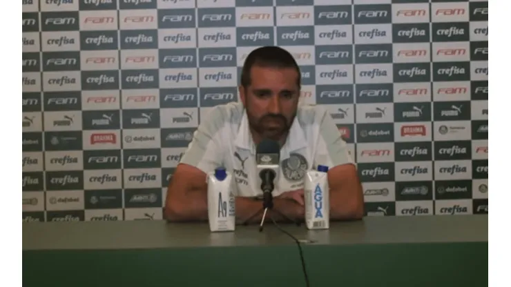 João Martins, auxiliar-técnico do Palmeiras (Foto: Reprodução/YouTube)