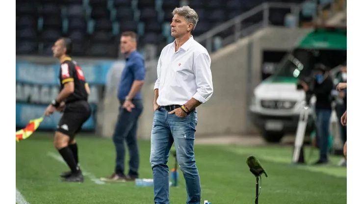 Renato Gaúcho lamentou empate, mas comemorou ter equipe quase 100% para decisão da Libertadores (Foto: Alexandre Vidal / Flamengo)