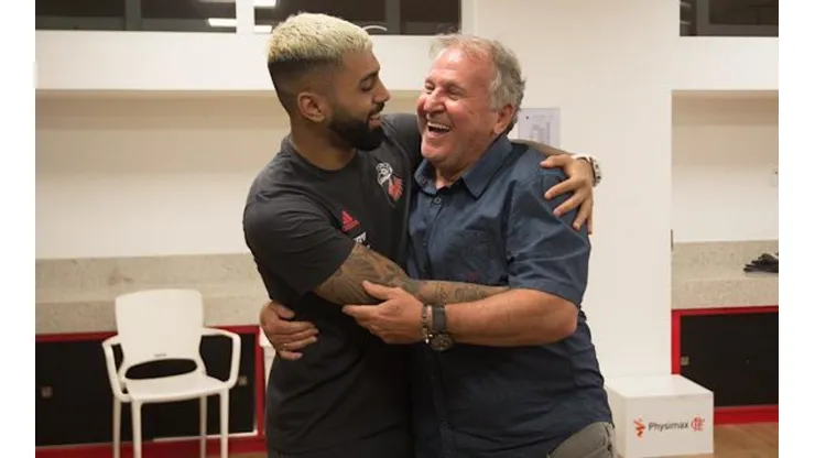 Foto: Alexandre Vidal / Flamengo | Gabigol repetiu feito de Zico exatamente 38 anos depois