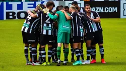 Foto: R.Pierre/AGIF/ Equipe do Figueirense antes de uma partida.