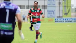 Léo Castro fica em definitivo na Portuguesa (Foto: Dorival Rosa/Portuguesa)