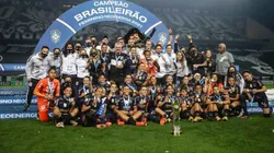 O Corinthians feminino foi campeão brasileiro este ano.