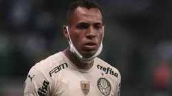 Foto: Ettore Chiereguini/AGIF - Breno Lopes fez o gol do título palmeirense.