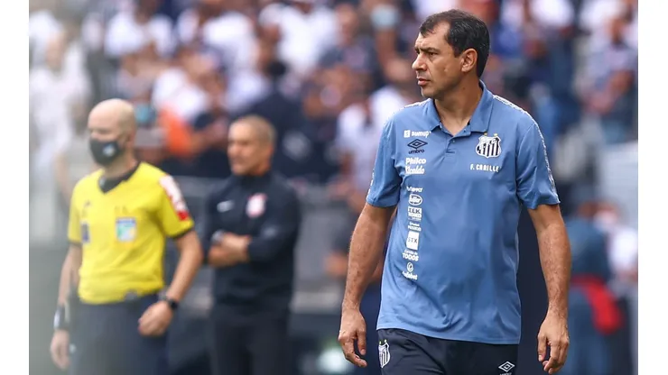 Marcello Zambrana/AGIF - Fábio Carille, técnico do Santos