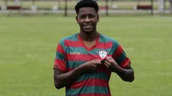 Maykinho em sua apresentação na Portuguesa no início da temporada (Foto: Dorival Rosa/Portuguesa)