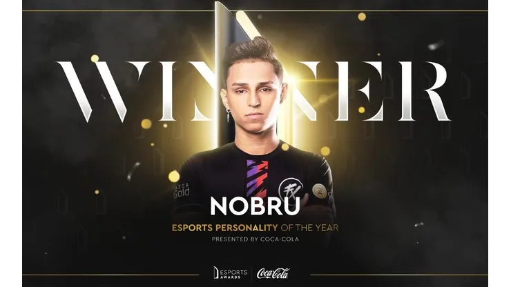 Nobru ganha premiação de Celebridade do Ano do Esports Awards 2021