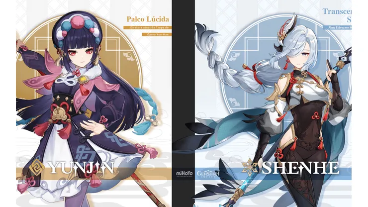 Genshin Impact: novas personagens Yunjin e Shenhe são reveladas