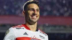 Marcello Zambrana/AGIF - Calleri em jogo contra o Corinthians, no Morumbi.