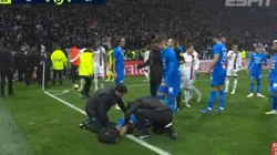 Foto: Reprodução/ESPN Brasil/ Lyon e Olympique em campo.
