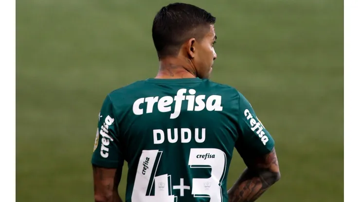 Dudu veste a camisa 43 desde que voltou ao Palmeiras, em julho deste ano (Foto: Getty Images)