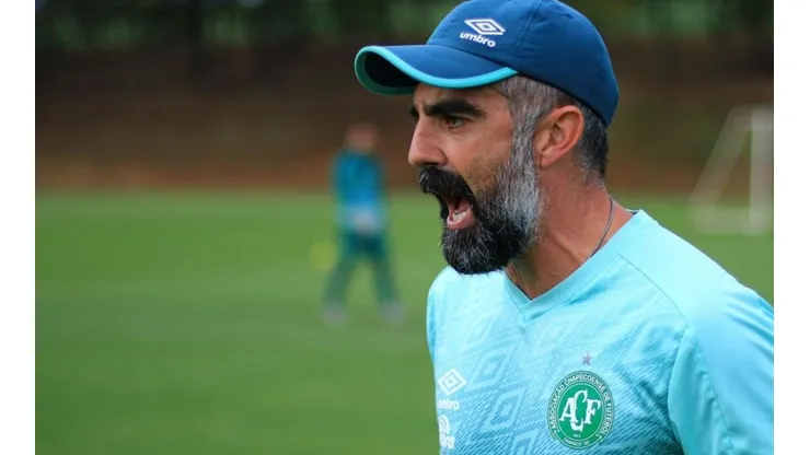 Foto: Marcio Cunha/Chapecoense/Divulgação - Felipe Endres: técnico da Chapecoense expôs objetivo do clube