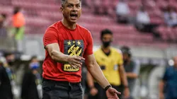 Foto: Paulo Paiva/AGIF - Florentín celebrou a vitória do Sport contra o Bahia