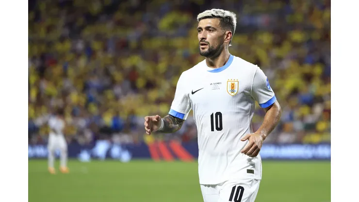 Giorgian De Arrascaeta atuando pelo Uruguai durante Copa América. (Foto de Buda Mendes/Getty Images)