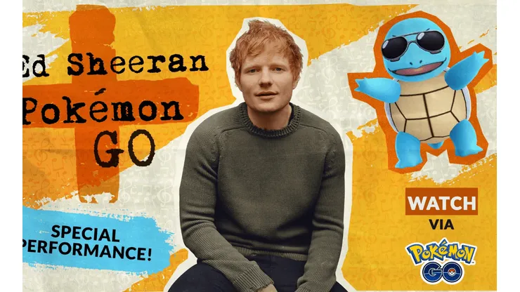 Pokémon GO: evento especial com Ed Sheeran começa em 22 de novembro