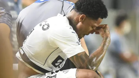 Foto: Ivan Storti/Santos FC/Divulgação - Marinho: precisou ser substituído ainda no primeiro tempo