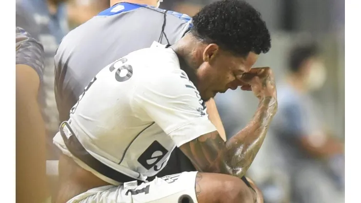 Foto: Ivan Storti/Santos FC/Divulgação - Marinho: precisou ser substituído ainda no primeiro tempo