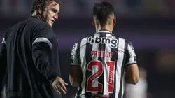 Foto: Pedro Souza/Atlético - Cuca não vem usando Alan Franco