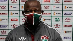 Marcão lamenta a dificuldade da equipe em manter a constância em temporada cansativa (FOTO: LUCAS MERÇON / FLUMINENSE F.C)