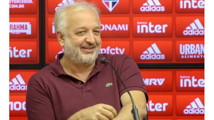 Foto: Rubens Chiri / São Paulo FC / Divulgação - Belmonte: o dirigente rebateu críticos após a vitória no clássico