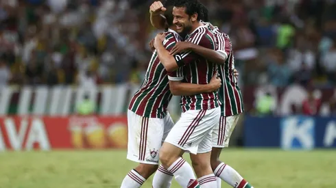 Buda Mendes/Getty Images - Fred marcando gol pelo Fluminense. Jogador tem história no clube