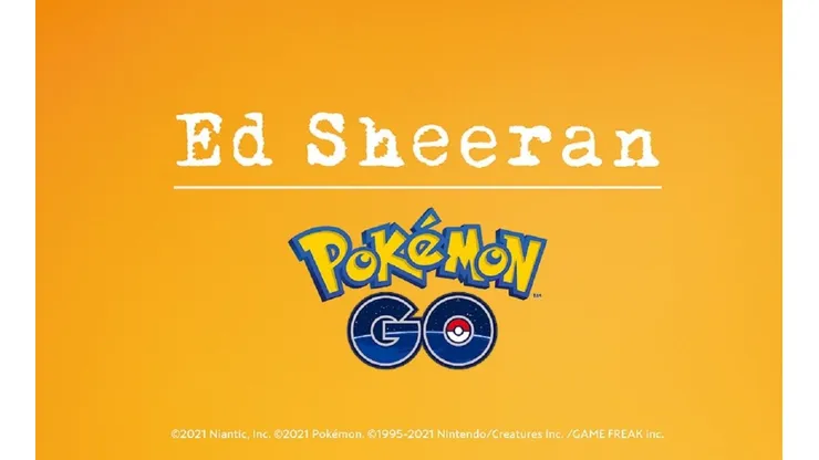 Pokémon GO e Ed Sheeran anunciam parceria no jogo