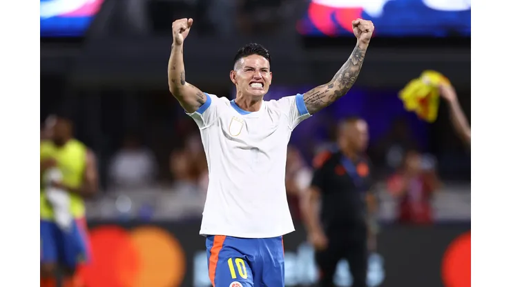 James Rodriguez da Colombia vitória na Copa América. (Foto de Tim Nwachukwu/Getty Images)