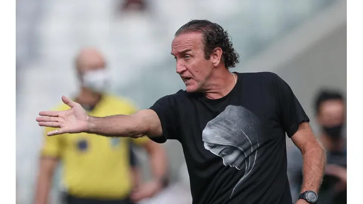Cuca mantém os pés no chão, mesmo próximo de conquistar o Brasileirão (Foto: Pedro Souza / Atlético)