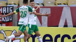 Buda Mendes/Getty Images - Jogadores da Chapecoense festejando gol.