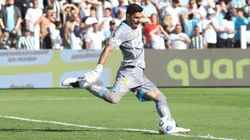 João Paulo durante partida contra o Palmeiras na Vila Belmiro (Fernanda Luz/AGIF)