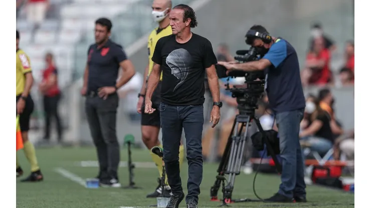Cuca exalta números do Atlético no Brasileirão (Foto: Pedro Souza / Atlético)