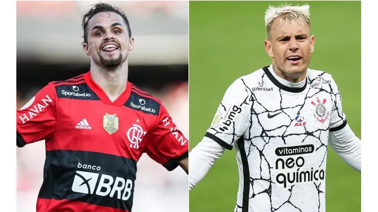 Flamengo e Corinthians se enfrentam nesta quarta-feira (Foto: Getty Images)