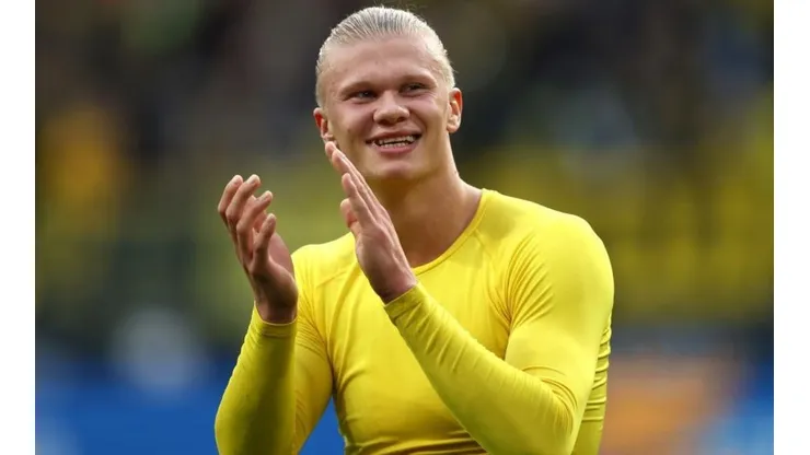 Dean Mouhtaropoulos/Getty Images - Erling Haaland terá salário milionário.