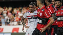Guilherme Drovas/AGIF/ Luciano em campo pelo São Paulo, no Morumbi.