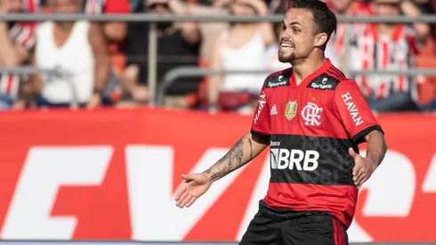 Foto: (Flickr Oficial Flamengo/Alexandre Vidal/Flamengo) – Michael brilhou mais uma vez com a camisa do Flamengo
