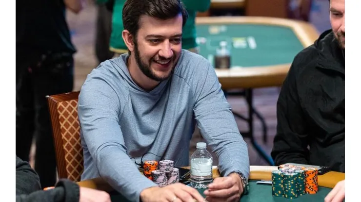 Philipe Pizzari é o Brasil no MAin Event da WSOP (Foto: Alec Rome/PokerNews)