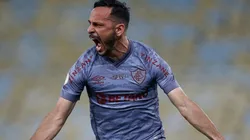 Yago Felipe comemora um dos gols marcados diante do Palmeiras (Foto: Getty Images)