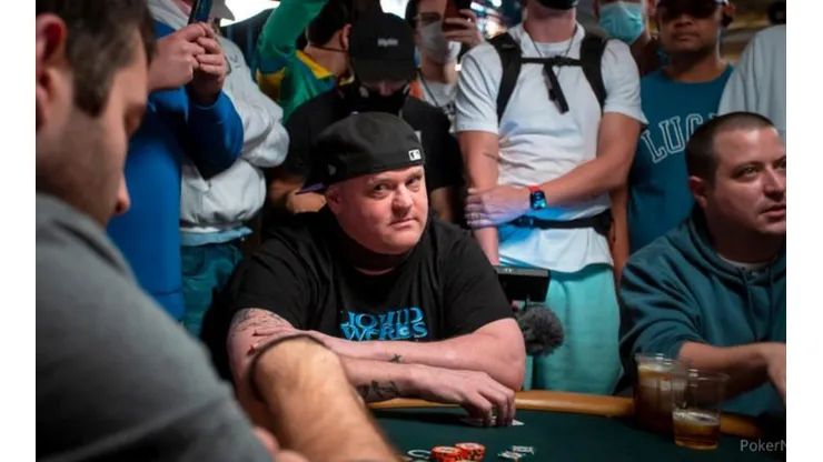 Kevin Campbell foi o bolha do Main Event da WSOP (Foto: Katerina Lukina/PokerNews)